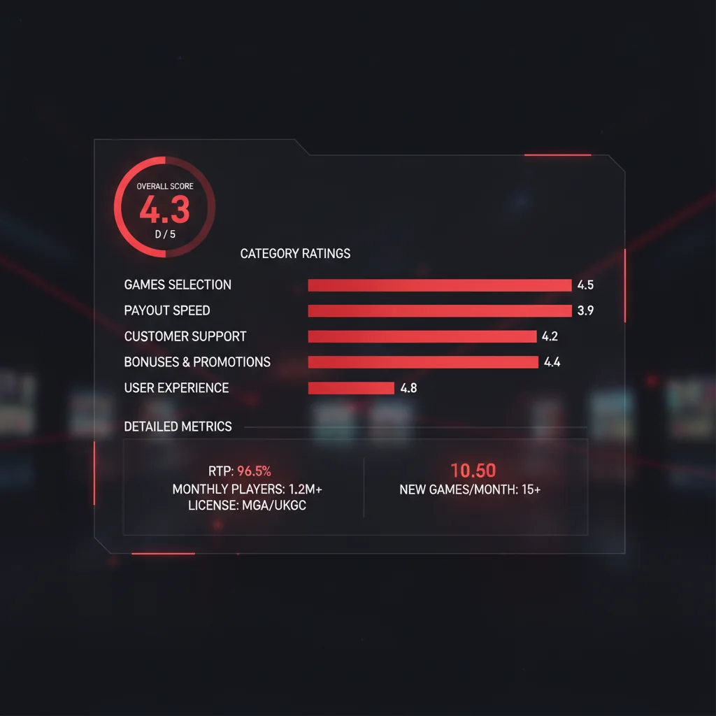 NV Casino hodnocení podle kategorií – výsledky redakčního testu 2026